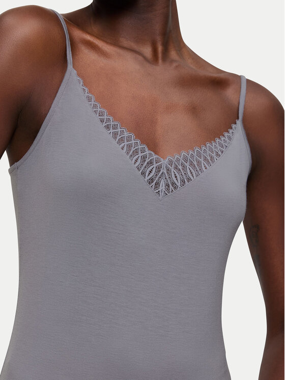 Triumph Triumph Pyžamový top Aura Spotlight 10221405 Šedá Regular Fit