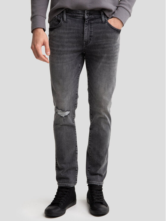 BIG STAR BIG STAR Jeansy JEFFRAY_CROPPED_898_190 Szary Skinny Cropped Fit