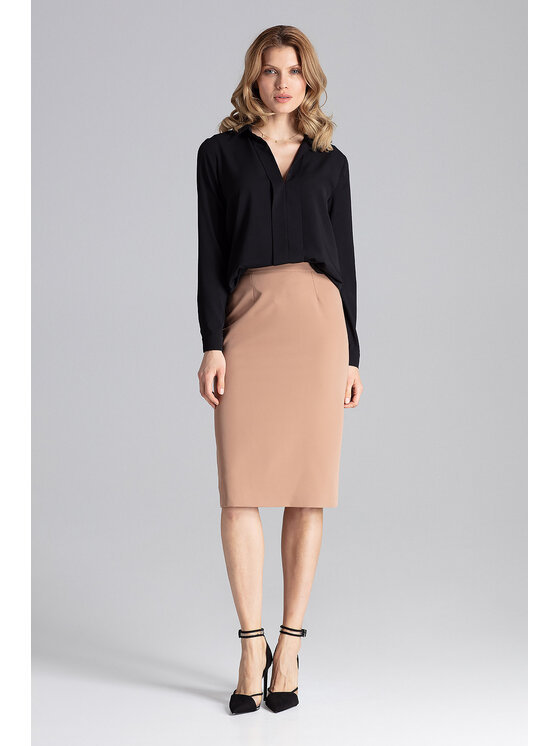 FIGL FIGL Koszula M621 Czarny Loose Fit