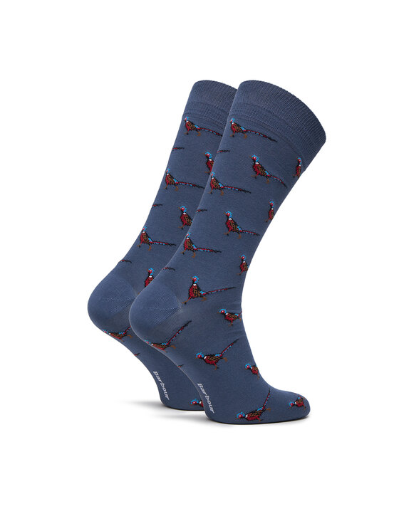 Barbour Barbour Șosete Lungi pentru Bărbați Mavin Pheasant MSO0068BU74 Albastru