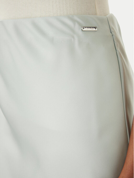 Calvin Klein Calvin Klein Maxirock LV044F621G Grün Regular Fit