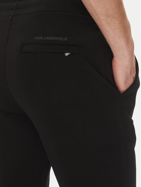 KARL LAGERFELD KARL LAGERFELD Teplákové nohavice 705752 500900 Čierna Regular Fit