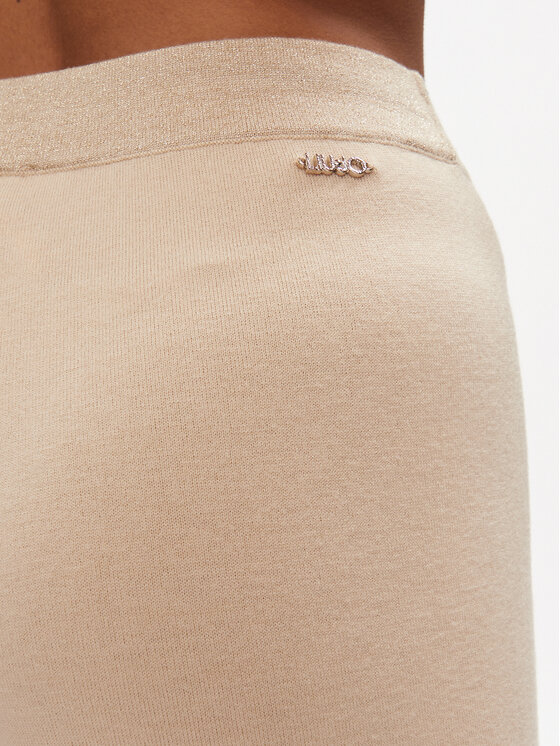 Liu Jo Sport Liu Jo Sport Pantaloni in maglia TA4052 MS005 Beige Bootcut Fit