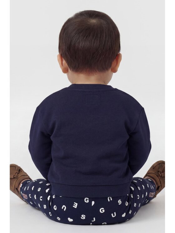Guess Kids Guess Kids Spodnie materiałowe 183725 Niebieski Regular Fit