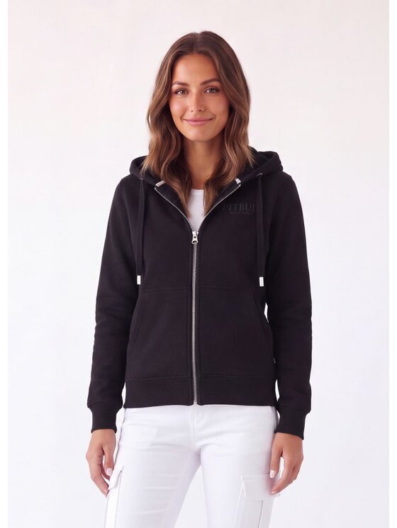 PITBULL PITBULL Bluza RUFFINA DETROIT Czarny Regular Fit