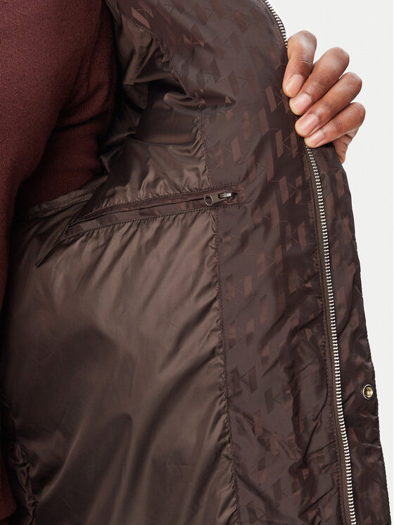 KARL LAGERFELD KARL LAGERFELD Talvejope 505007 564504 Tumepruun Regular Fit