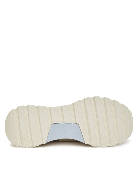 Calvin Klein Calvin Klein Tenisice Runner Slip On - He Nappa HW0HW02415 Écru
