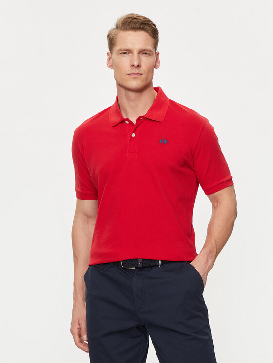 La Martina Polo BPMP01 PK031 Crvena Regular Fit