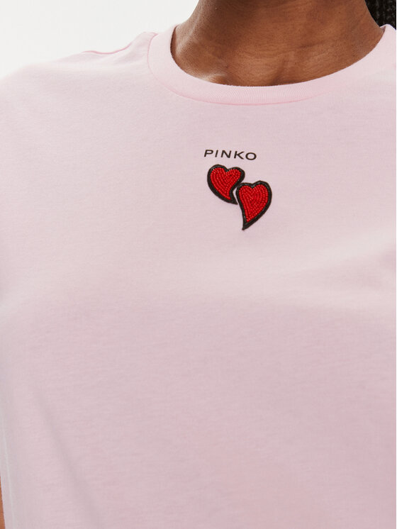 PINKO Pinko Футболка 100789 A1P8 Рожевий Regular Fit