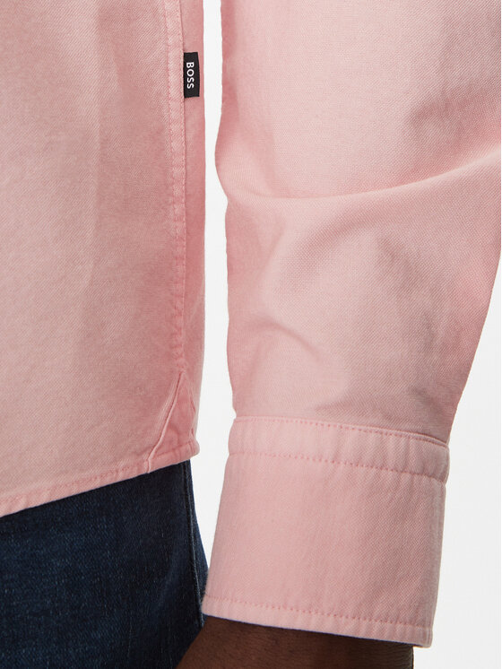 BOSS BOSS Marškiniai H-Roan 50521996 Rožinė Slim Fit