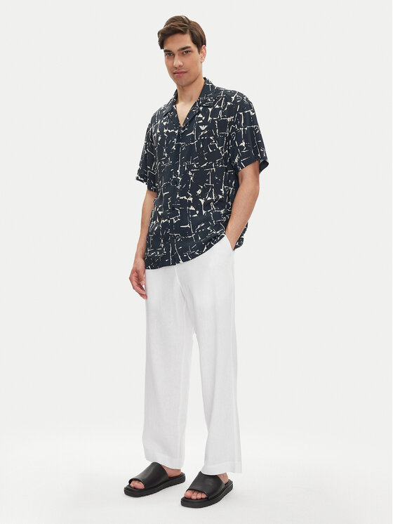Emporio Armani Emporio Armani Särk EM000593 AF12351 FB070 Tumesinine Regular Fit
