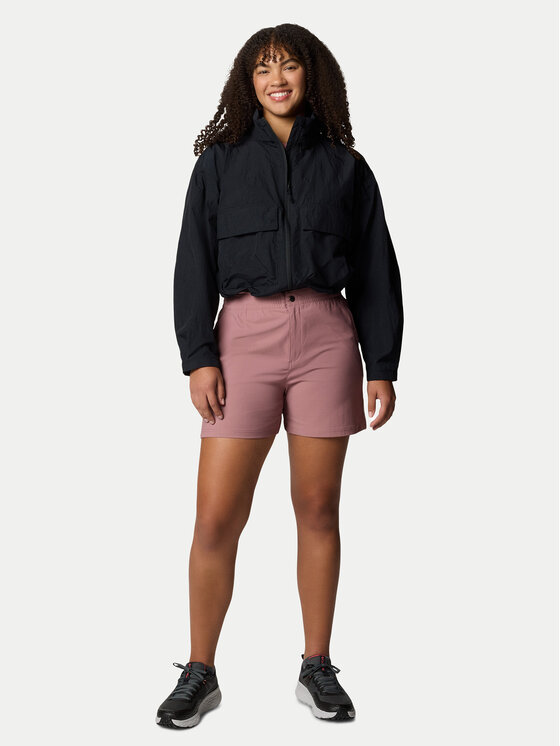 Columbia Columbia Kurtka przejściowa Paracutie™ Cropped Cargo Windbreaker 2116571 Czarny Regular Fit