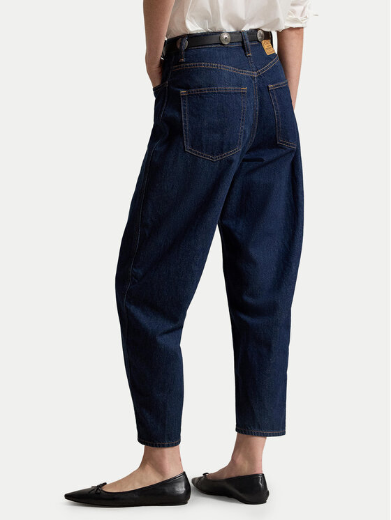 Polo Ralph Lauren Polo Ralph Lauren Τζιν 211B29852001 Σκούρο μπλε Mom Fit