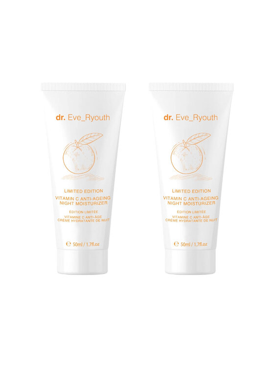 Krem na noc dr. Eve Ryouth, Nawilżający krem ​​na noc z witaminą C 50 ml (edycja limitowana) x 2