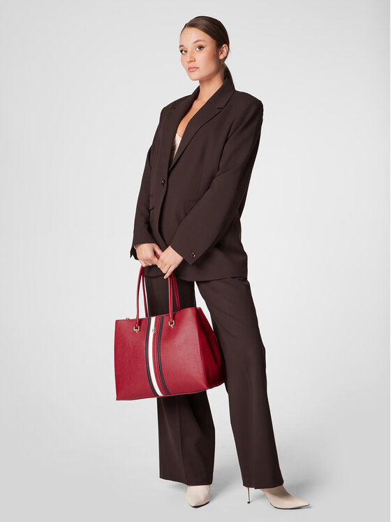 Tommy Hilfiger Tommy Hilfiger Táska Th Element Workbag Corp AW0AW13158 Piros