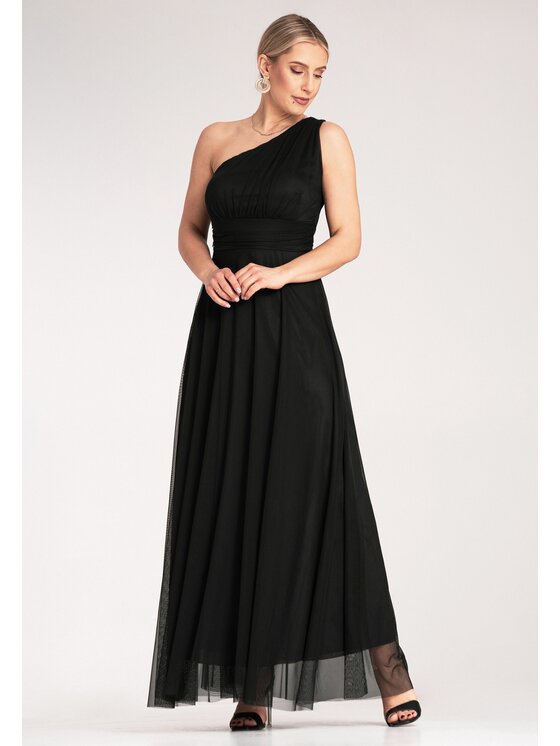 FIGL FIGL Abito da sera M1172 Nero Flared Fit