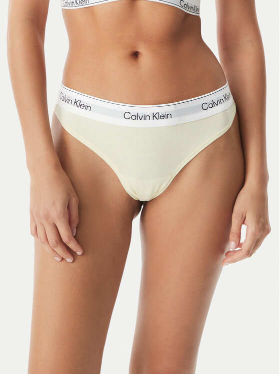 Calvin Klein Underwear Calvin Klein Underwear Stringtanga LV00QF8518 Creme
