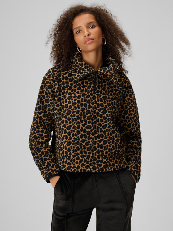 4F 4F Polar ESSENTIAL Brązowy Relaxed Fit