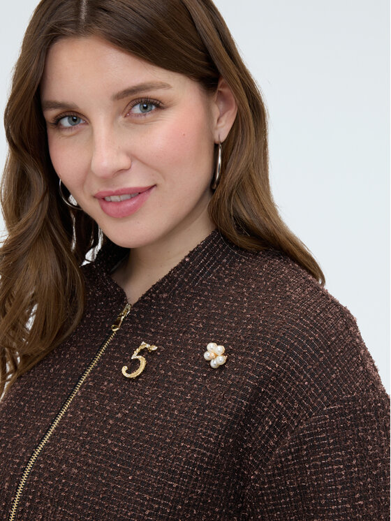 Fiorella Rubino Fiorella Rubino Felpa G818L009330N0V2 Marrone A-Line Fit