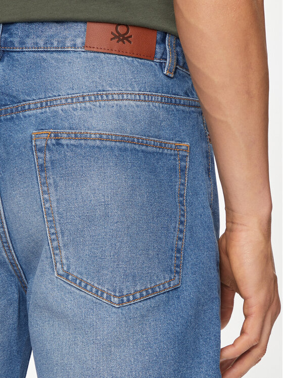 United Colors Of Benetton United Colors Of Benetton Τζιν σορτσάκια 4IPCU900K Μπλε Slim Fit