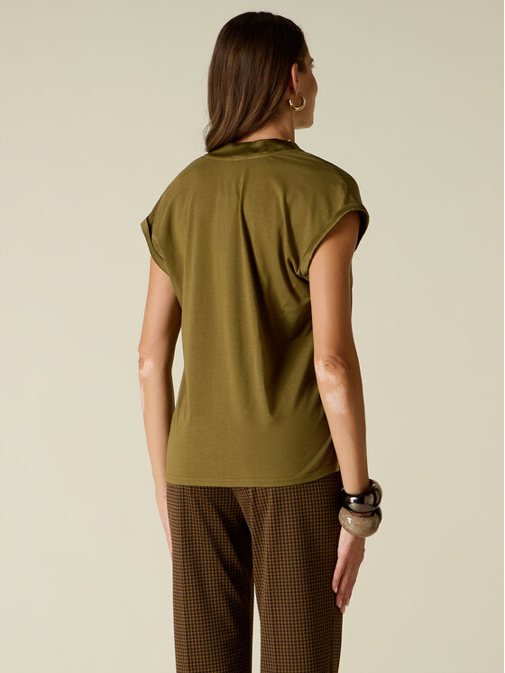 Oltre Oltre Camicia G268J304555N035 Verde Regular Fit