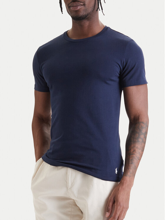 Polo Ralph Lauren Polo Ralph Lauren Комплект футболок Core Replen 714835960004 Cиній Slim Fit