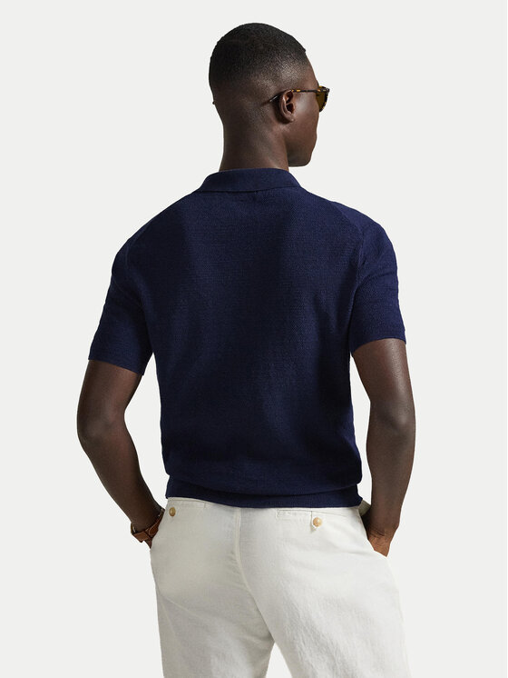 Polo Ralph Lauren Polo Ralph Lauren Polo marškinėliai 710B13891004 Tamsiai mėlyna Regular Fit