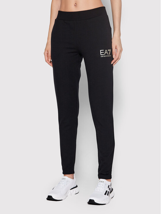 Ea7 Emporio Armani Jogginganzug 6ltv57 Tjcqz 0200 Schwarz Regular Fit