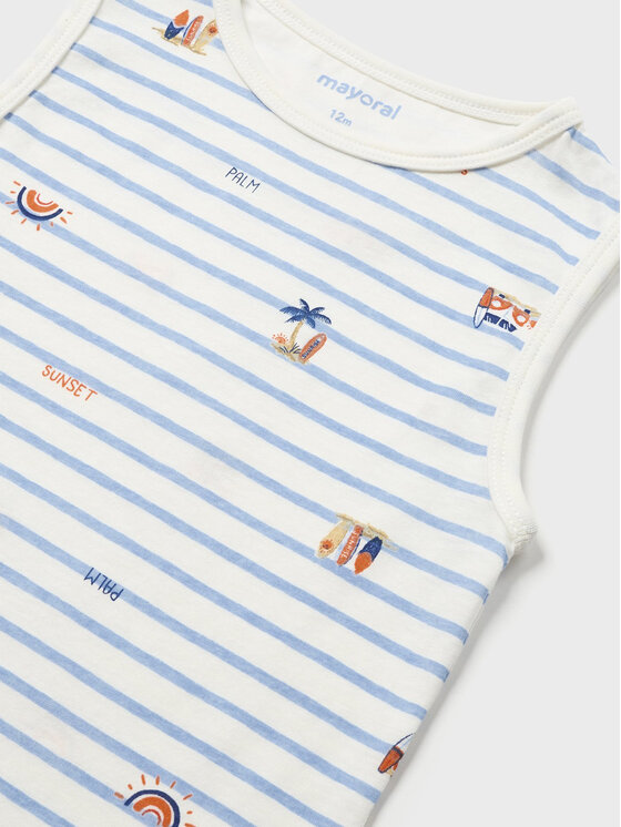 Mayoral Mayoral Pižama 1788 Oranžna Regular Fit