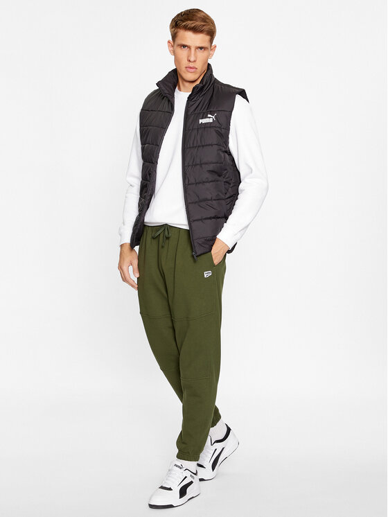 Puma Puma Spodnie dresowe Downtown 621287 Zielony Regular Fit