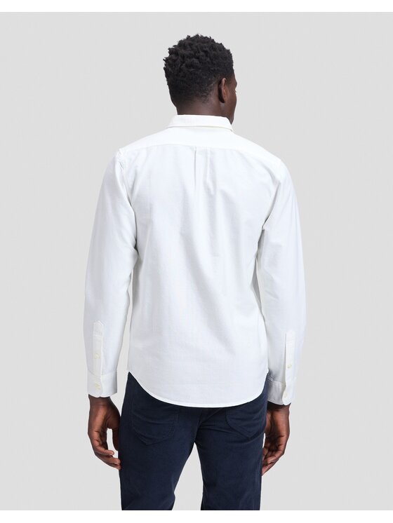 Lee Lee Koszula BUTTON DOWN Biały Regular Fit