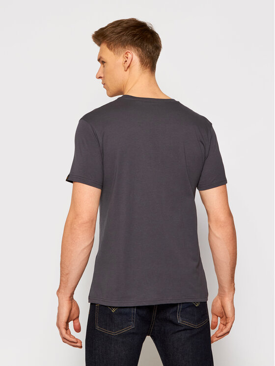 Alpha Industries Alpha Industries Tričko Basic 100501 Sivá Regular Fit