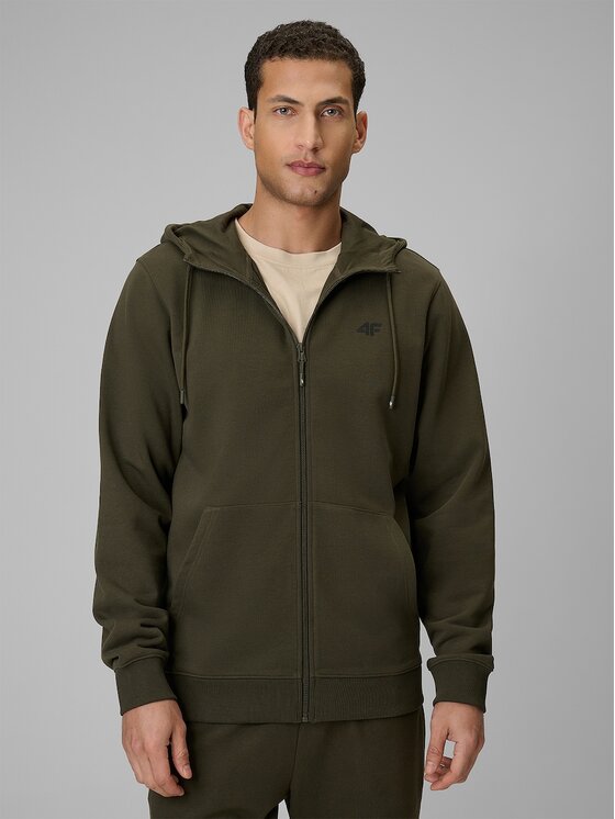 4F 4F Felpa 4FRSS26TSWSM3106-43S Verde Regular Fit