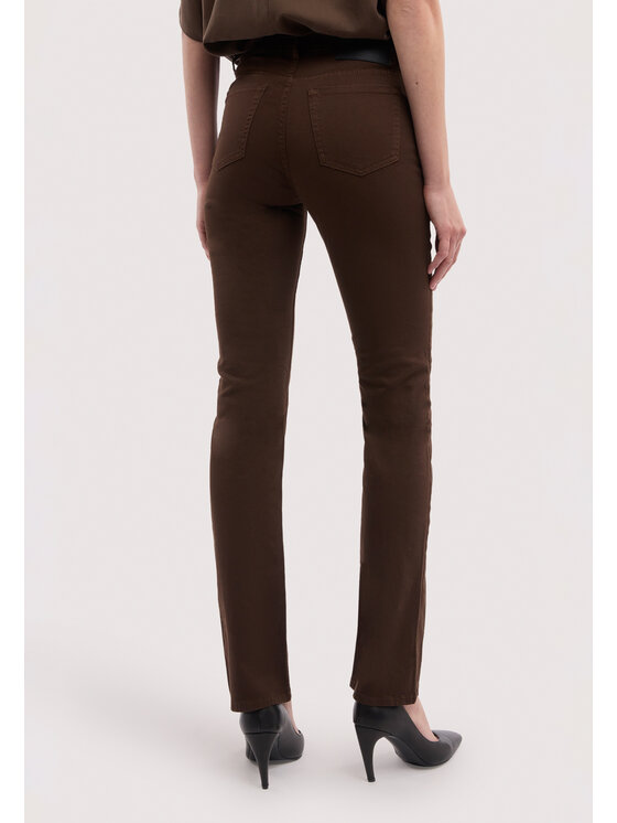 Trussardi Trussardi Pantaloni di tessuto P7019300363N032 Marrone Regular Fit