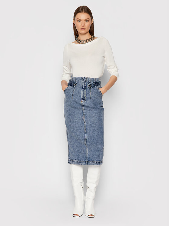 Gonna di jeans Harlie RM747 Blu Regular Fit