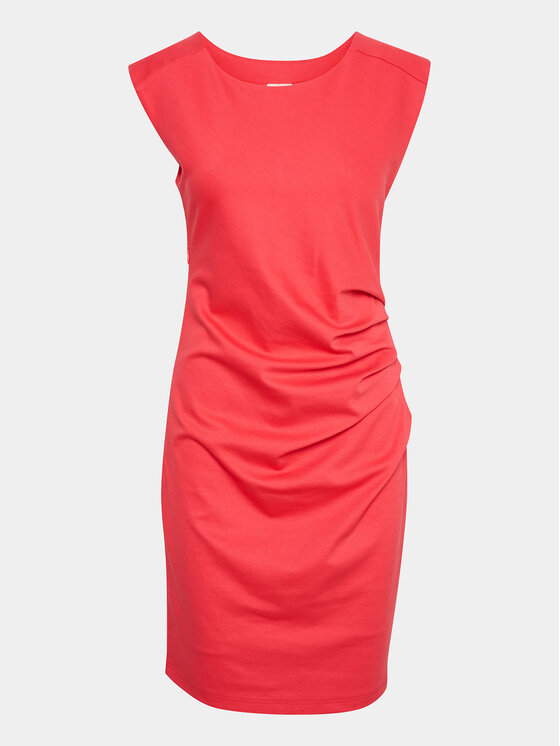 Kaffe Kaffe Rochie cocktail India 10508422 Roșu Slim Fit