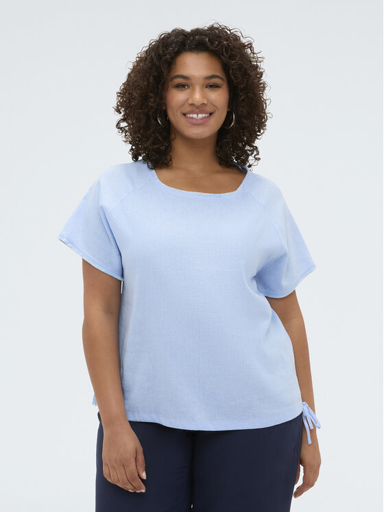 Fiorella Rubino Fiorella Rubino Blusa 2006L000662N004 Turchese Regular Fit