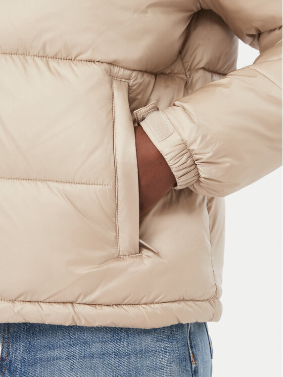 Tommy Jeans Tommy Jeans Μπουφάν χειμωνιάτικο DW0DW21619 Σκούρο μπεζ Relaxed Fit
