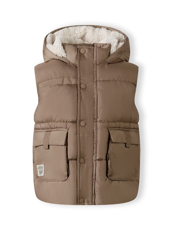 minoti minoti Kamizelka 27gilet1 Beżowy Regular Fit