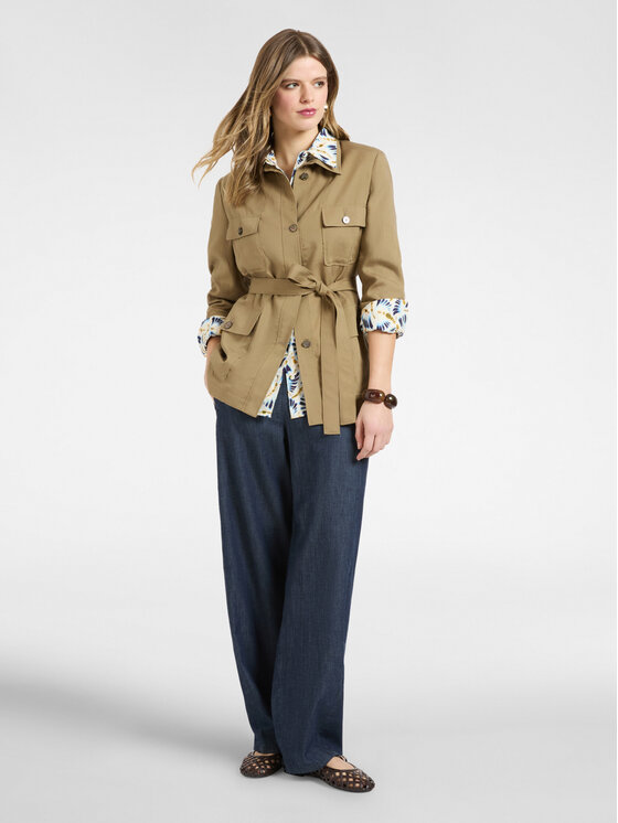 Elena Mirò Elena Mirò Giacca di transizione R003P000127N022 Marrone Regular Fit