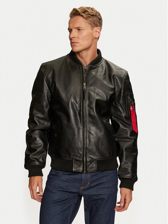 Alpha Industries Alpha Industries Яке бомбър 138121 Черен Regular Fit