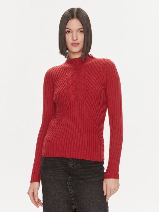 Liu Jo Liu Jo Sweater MF3223 MA95M Piros Regular Fit