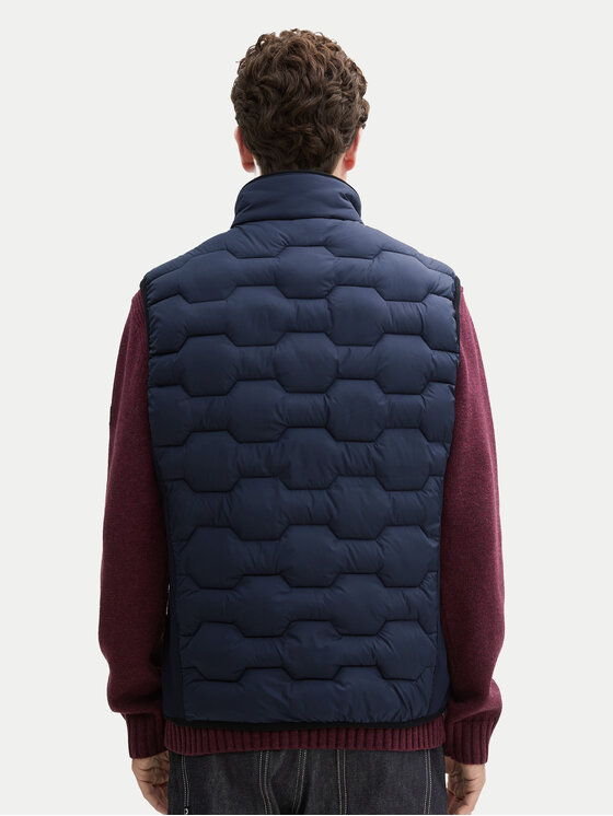Tom Tailor Tom Tailor Kamizelka 1044088 Granatowy Regular Fit