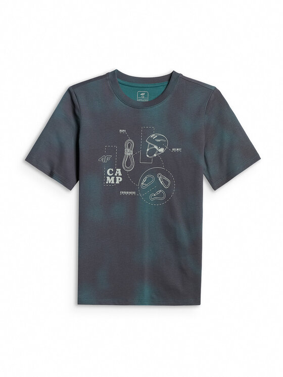 4F 4F T-Shirt ENJOY THE OUTDOORS Kolorowy Regular Fit