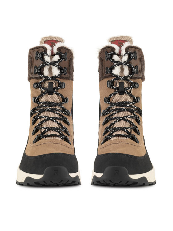 Rieker Revolution Lifestyle Rieker Revolution Lifestyle Šnurovacia obuv W0066-64 Béžová