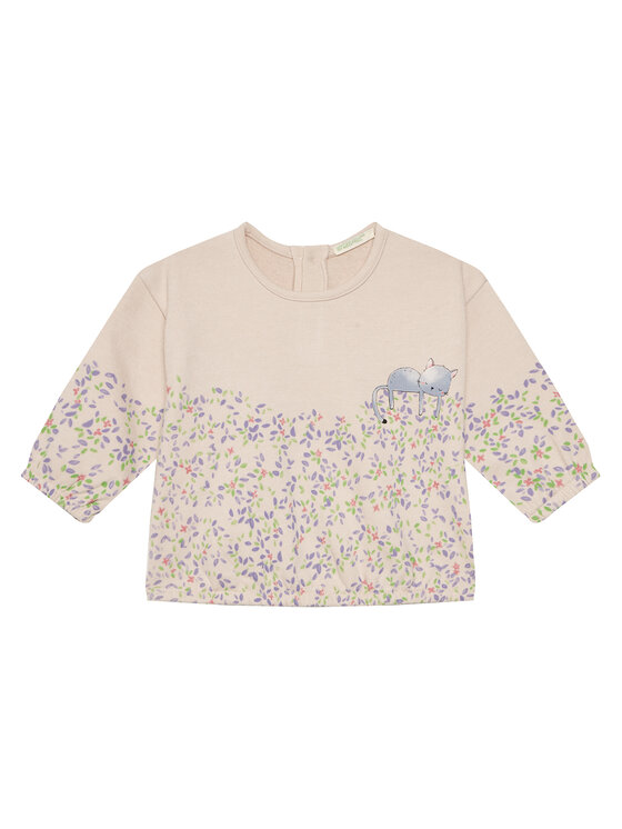 United Colors Of Benetton United Colors Of Benetton Dres 34ESAK011 Beżowy Regular Fit