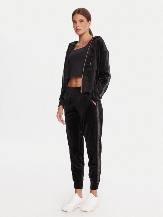 DKNY Sport DKNY Sport Donji dio trenerke DP5P3706 Crna Regular Fit
