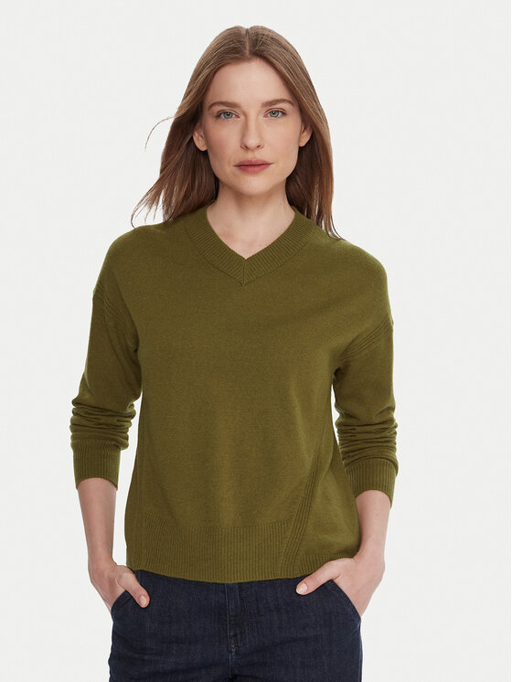 United Colors Of Benetton United Colors Of Benetton Sweater 102HD4032 Zöld Relaxed Fit