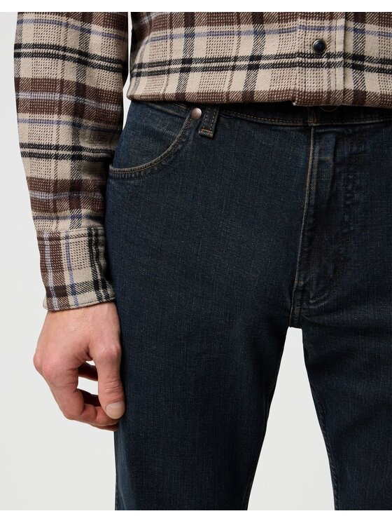 Wrangler Wrangler Jeansy GREENSBORO Czarny Straight Leg