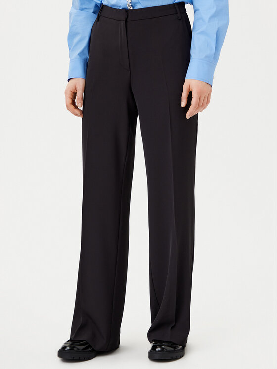 Motivi Palazzo nohavice P066Q003514N Čierna Wide Leg